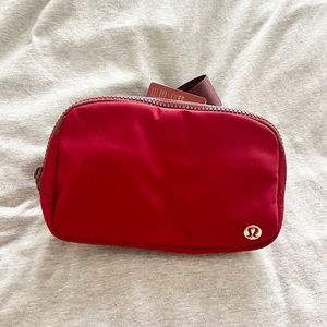 lululemon Lunar New Year Everywhere Belt Bag in Dark Red/Smoky Red Gold NWT New
